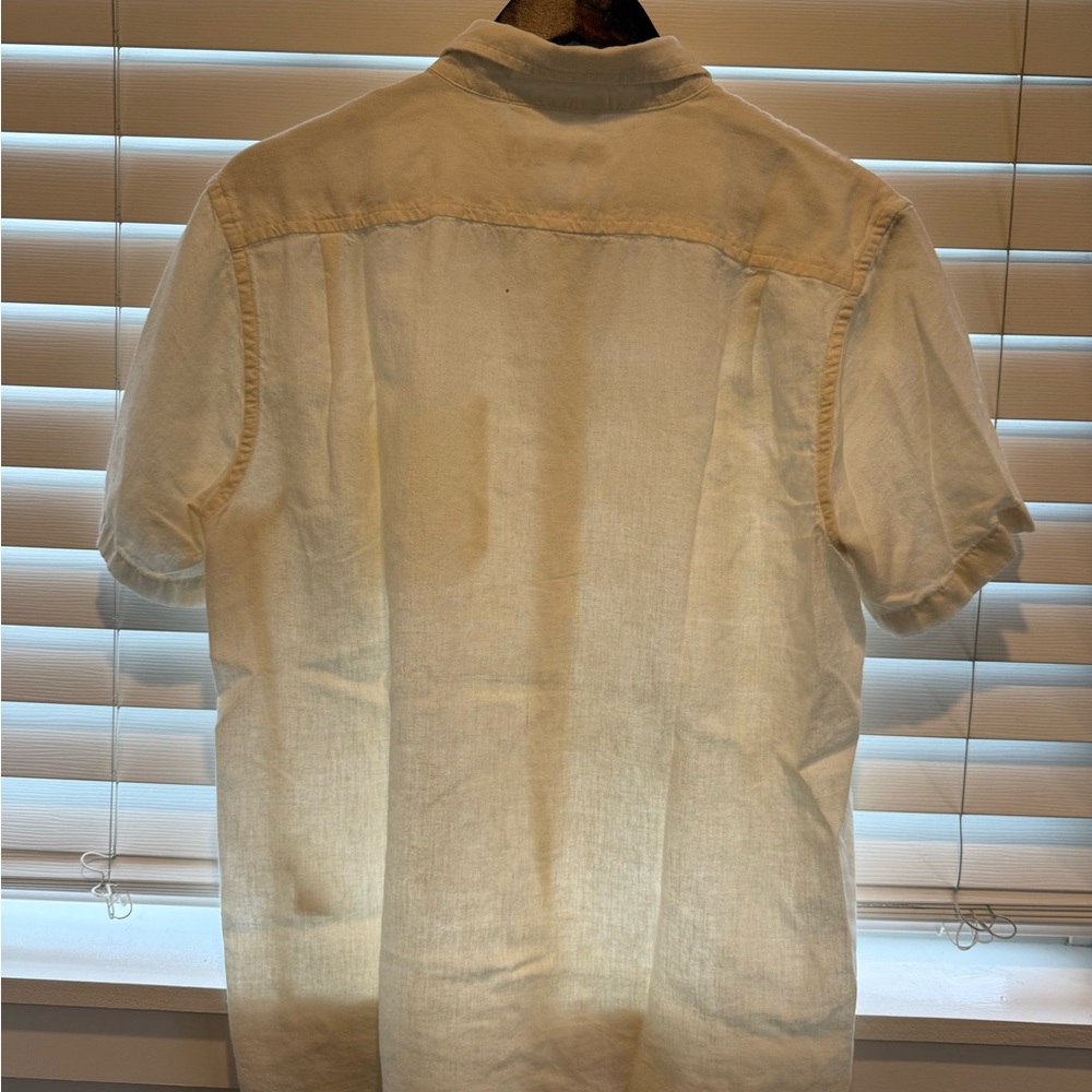 Outerknown Cream Button Down Shirt - image 2